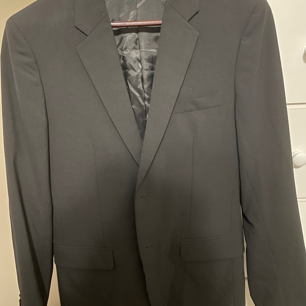 Theory Dark Gray Sport Coat with Notched Lapels